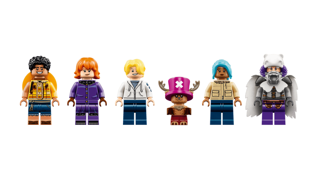 A group of lego figures