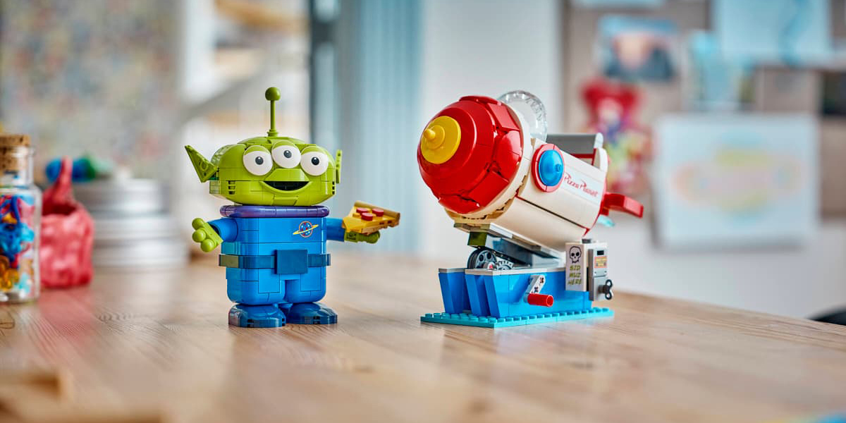 A toy figures on a table