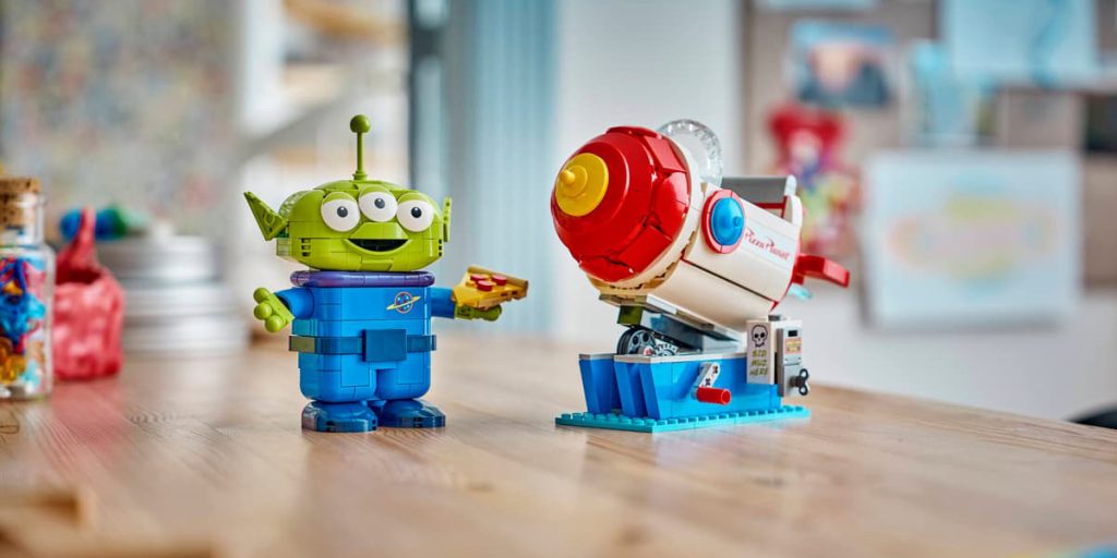 A toy figures on a table