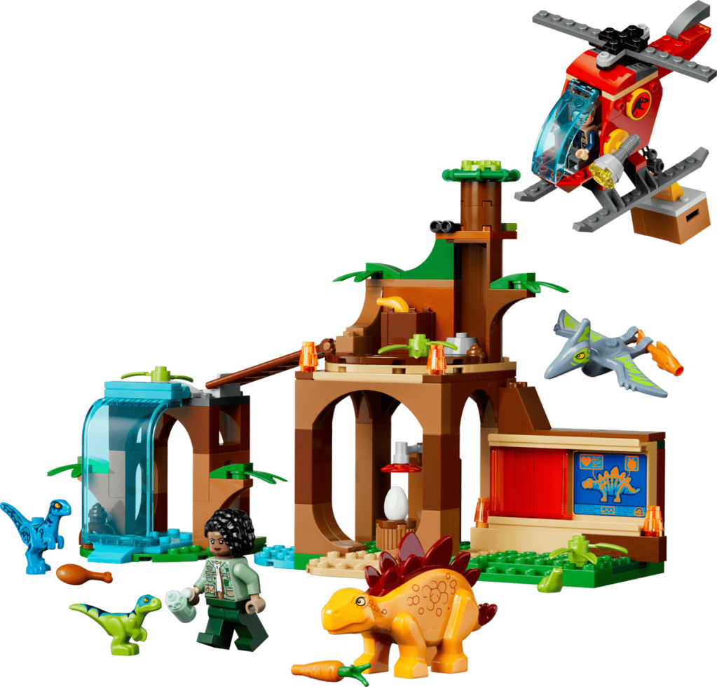 A group of toys on a black background