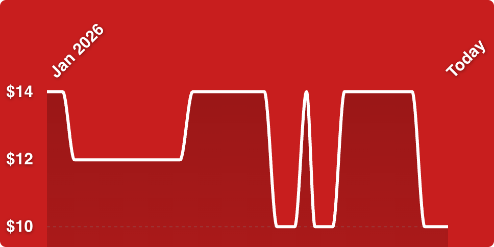 A red and white line drawing