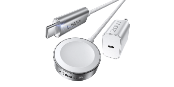 A close up of a charger