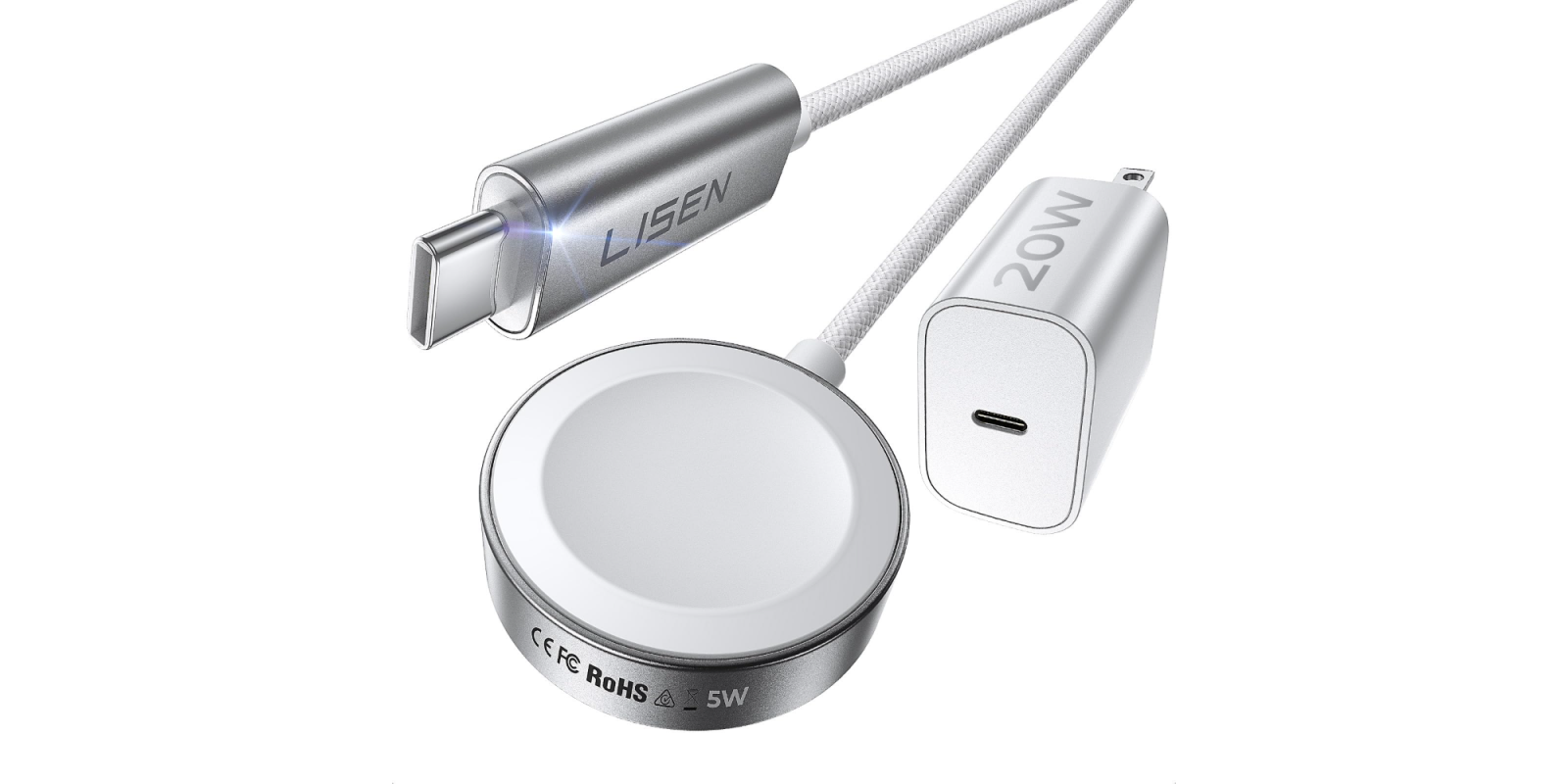 A close up of a charger