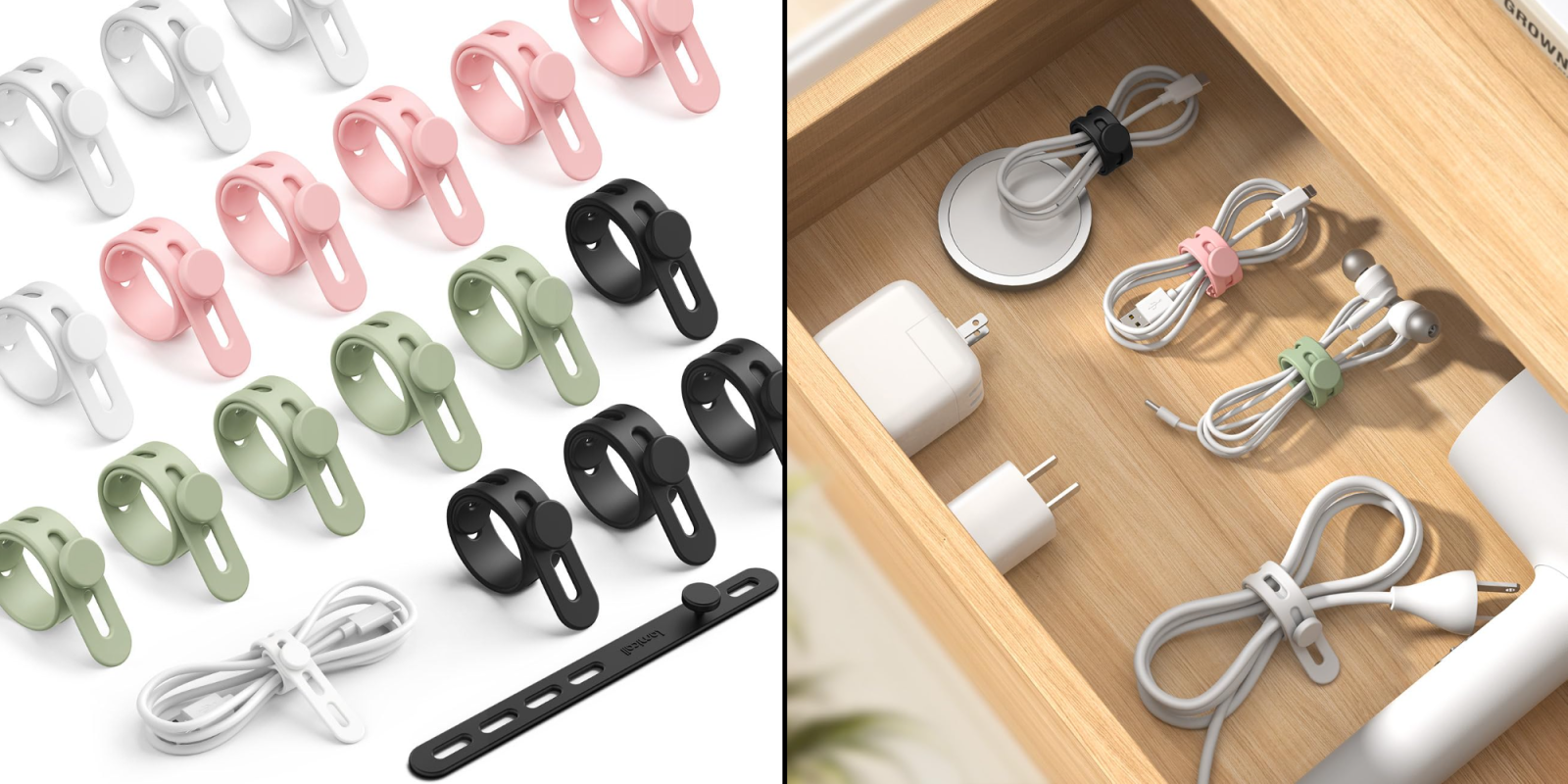 A close up of a drawer