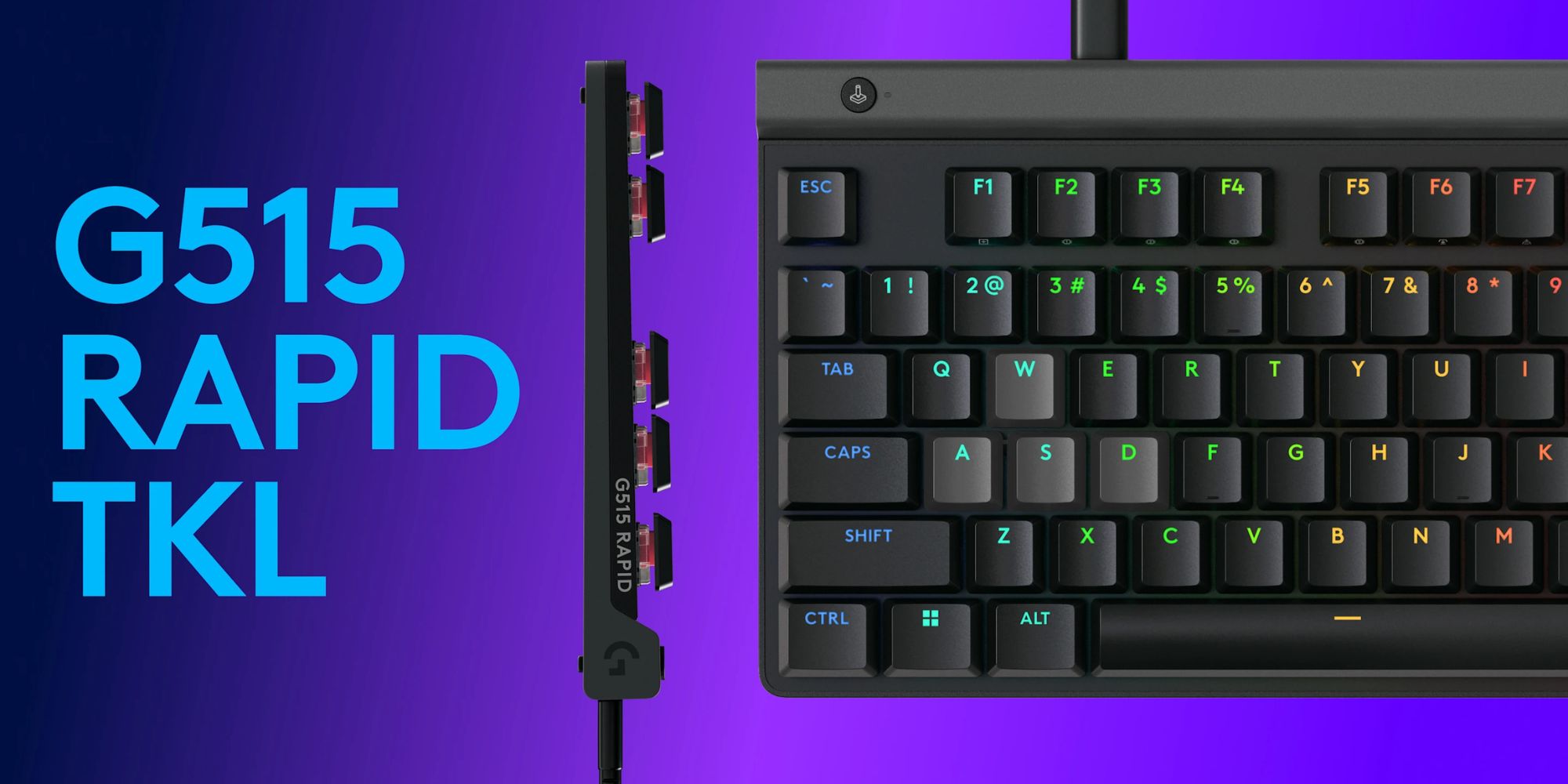 Logitech's latest G515 Rapid TKL low-profile gaming keyboard just