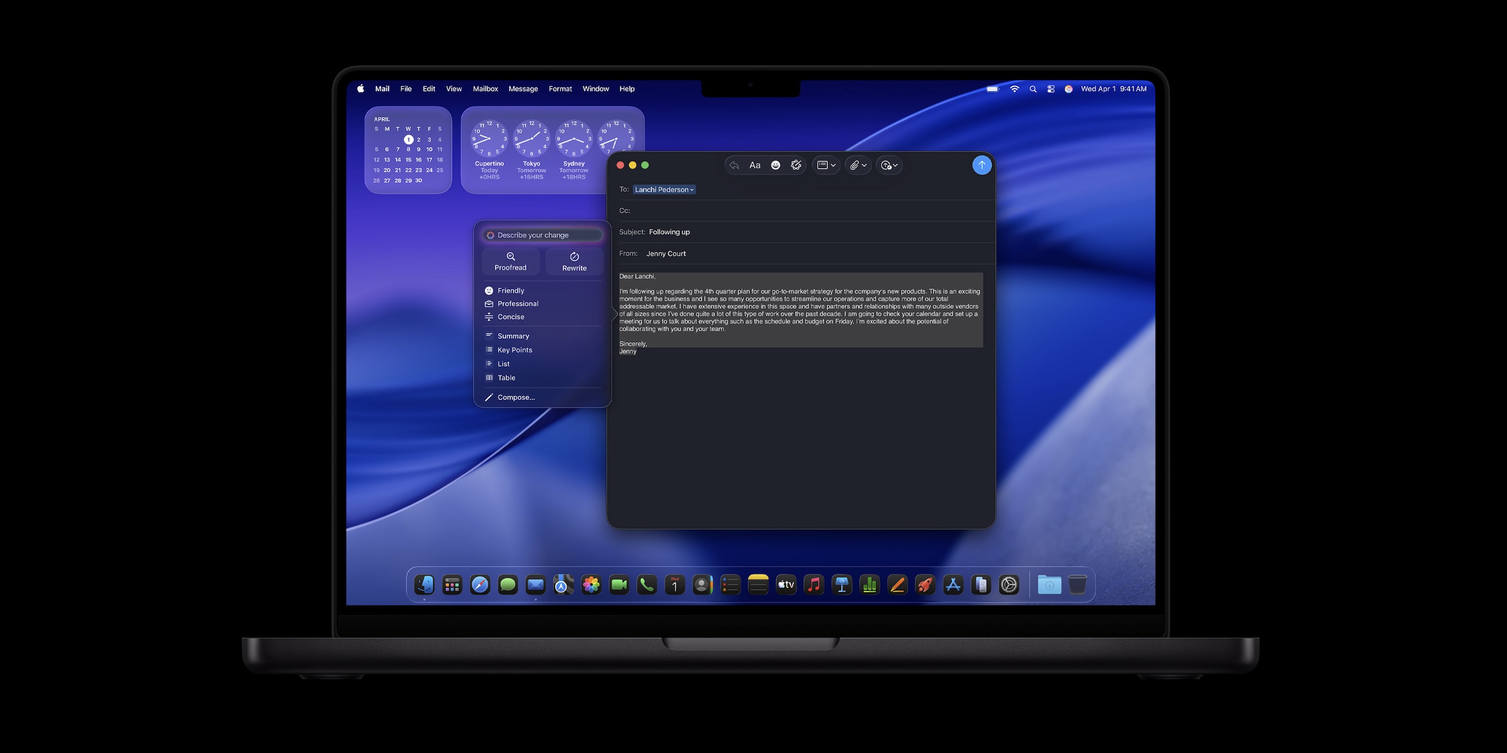 A computer screen with a blue background