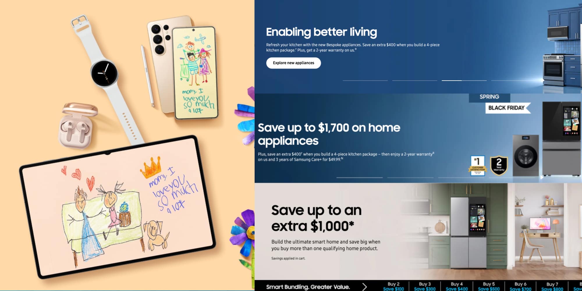 A collage of a cell phone and a drawing on a paper