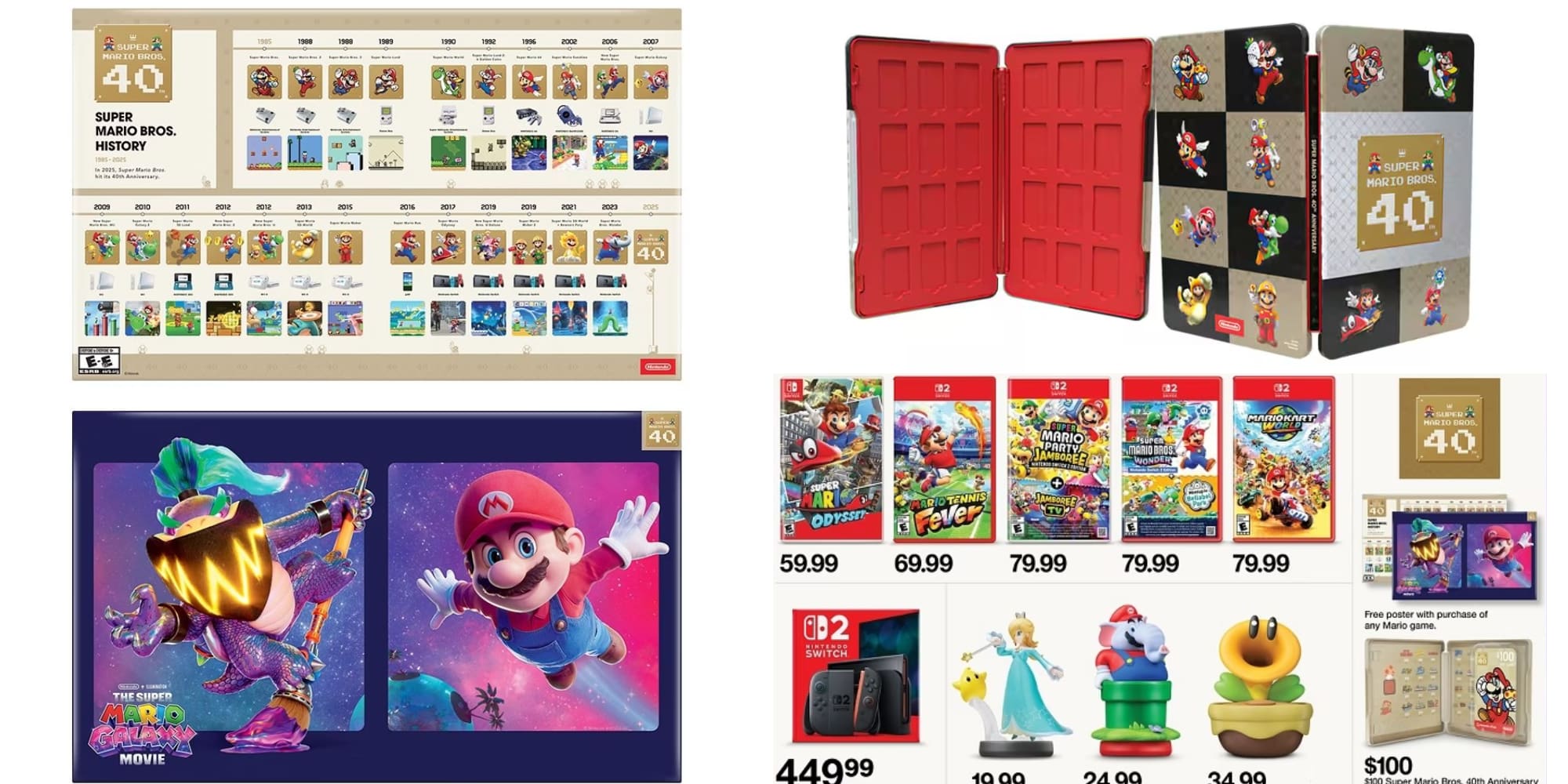 A collection of video game cases