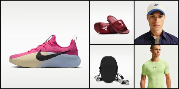 A collage of shoes and sandals