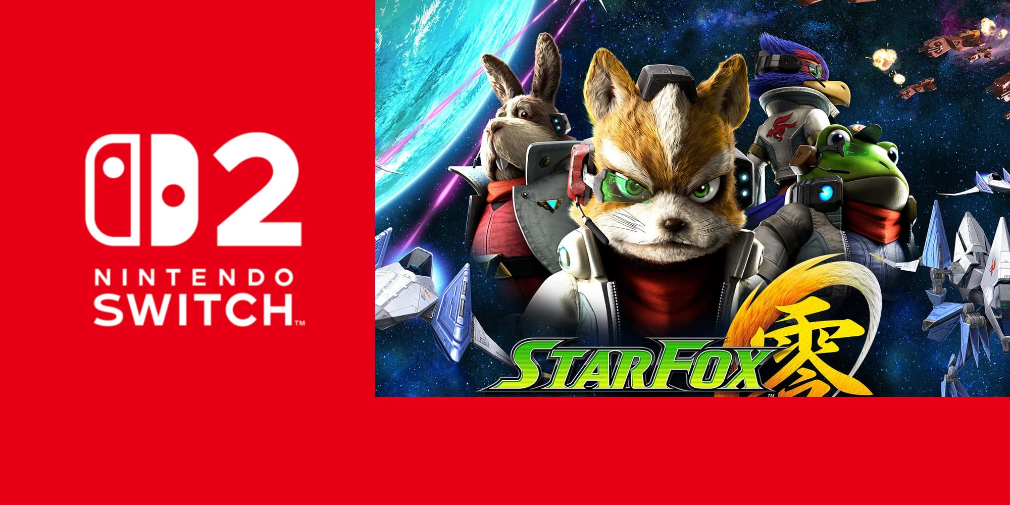 A video game cover with a red square with a red square with text