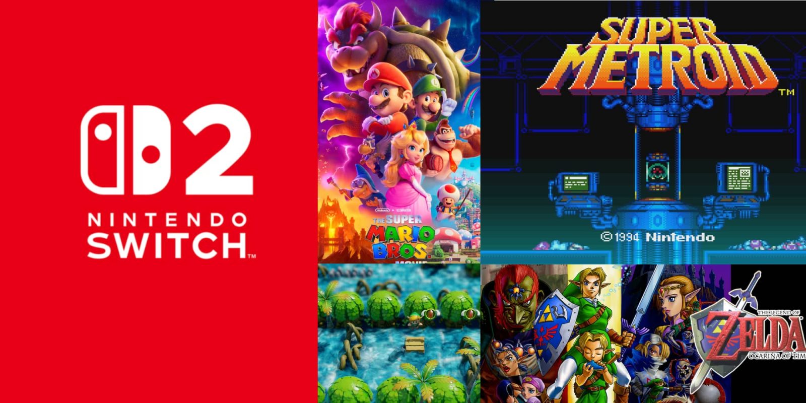 A collage of video game covers