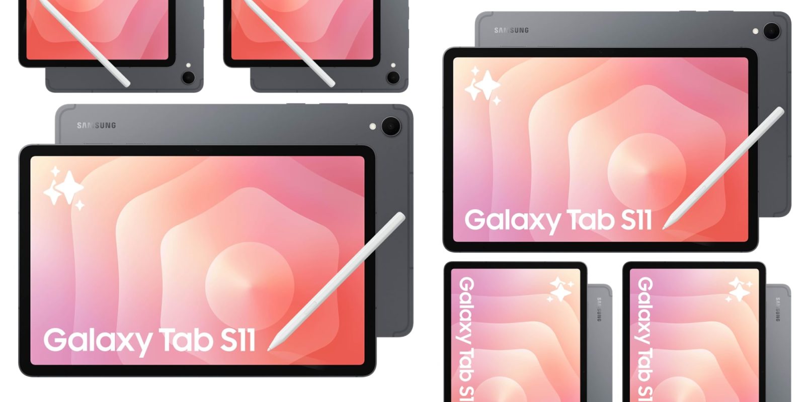 A group of rectangular devices