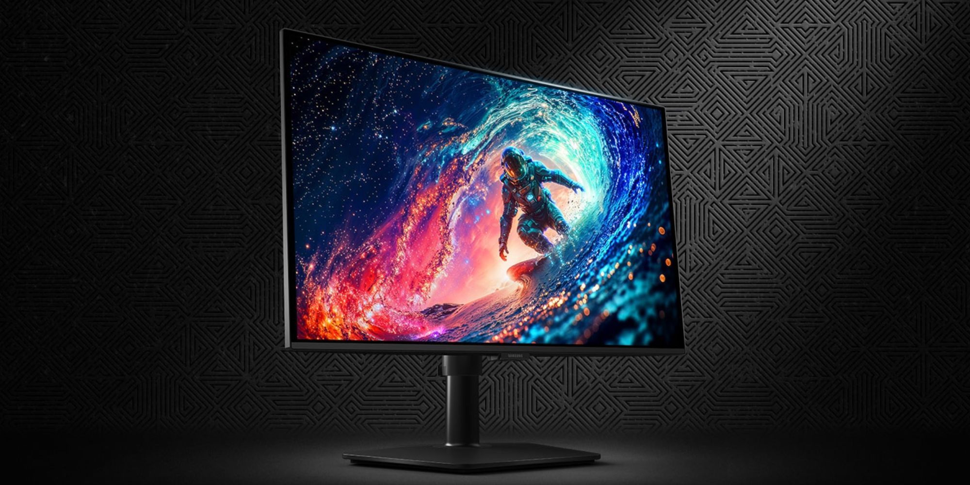Image showing a render of Samsung Odyssey OLED G61SH gaming monitor.