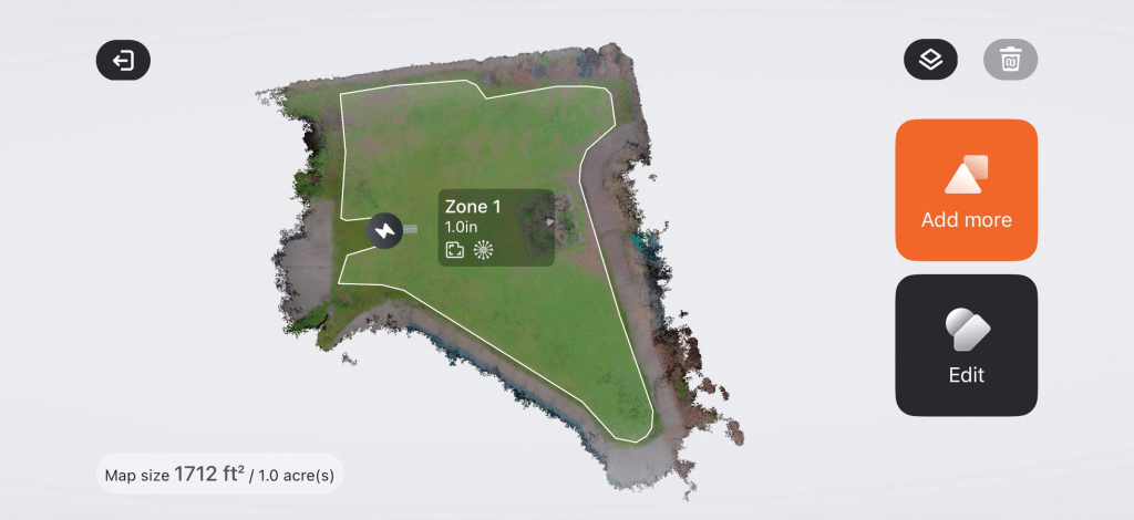 A map of a land with a field