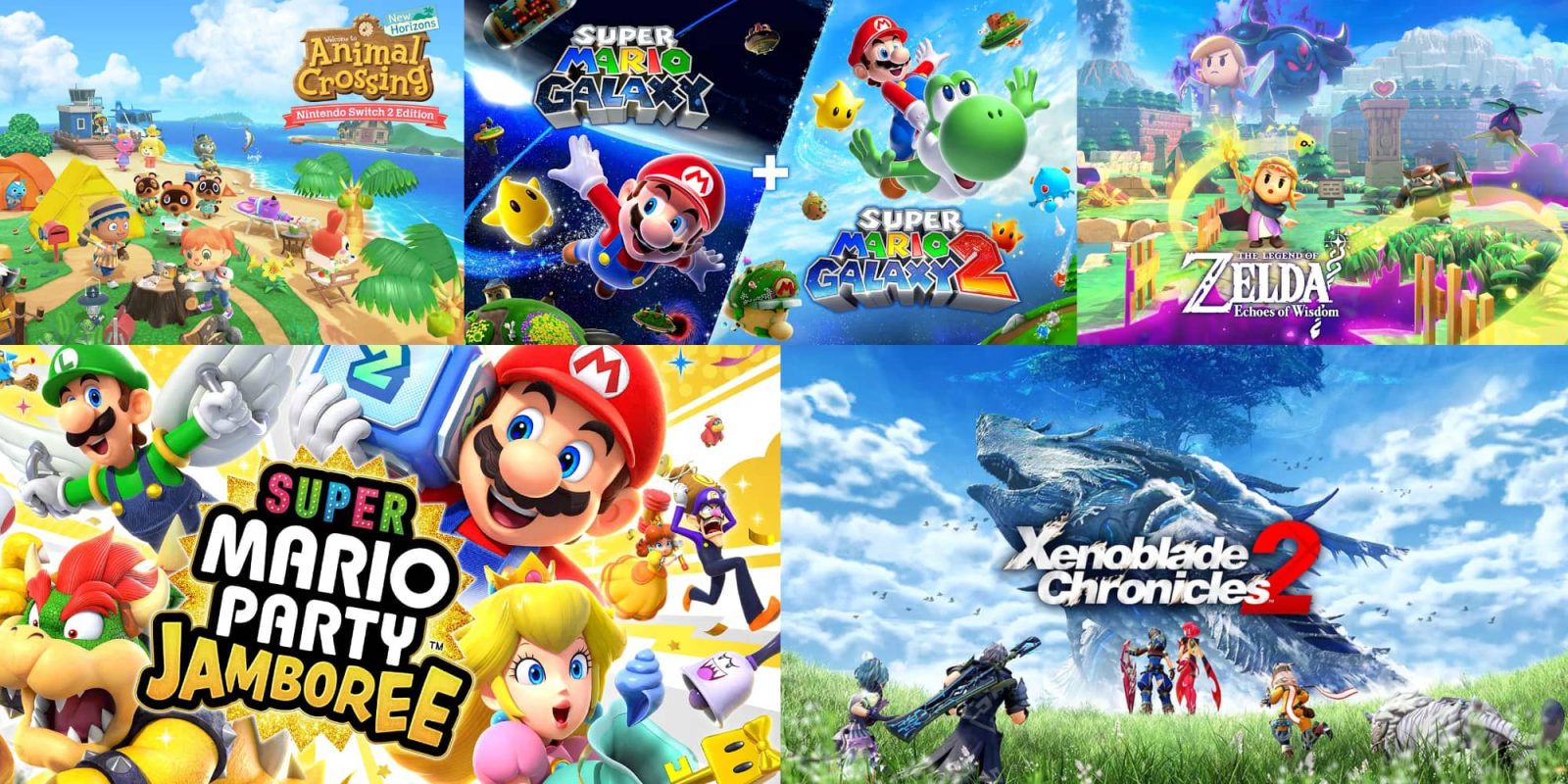 A group of video game covers