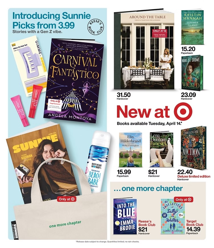 A advertisement for a book store