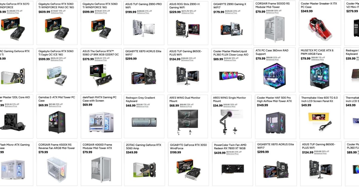 Woot’s PC blowout sale now live with up to 52% off! GPUs, PC cases ...
