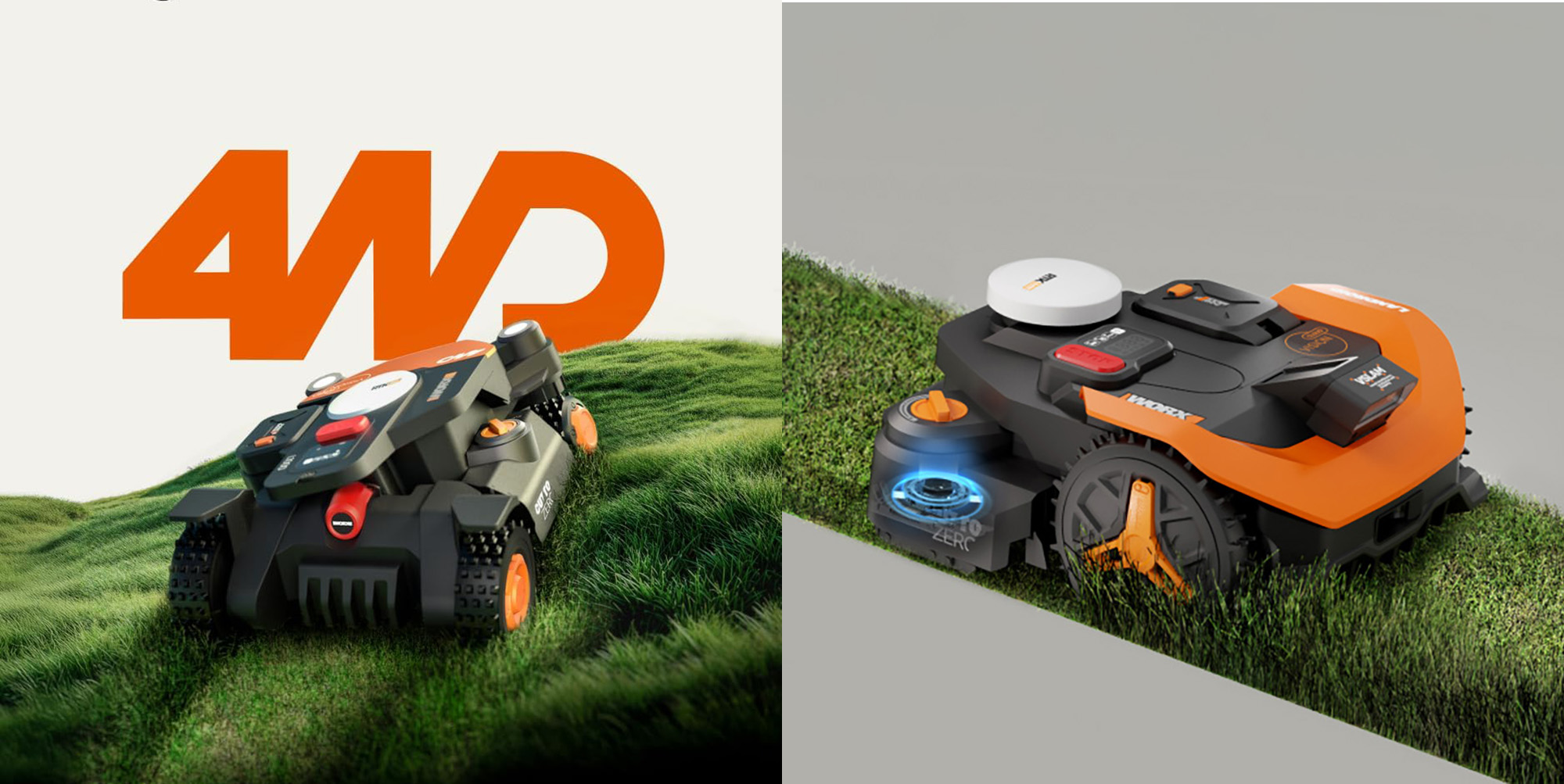 A machine on the grass