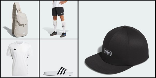A collage of a man wearing a hat and shoes