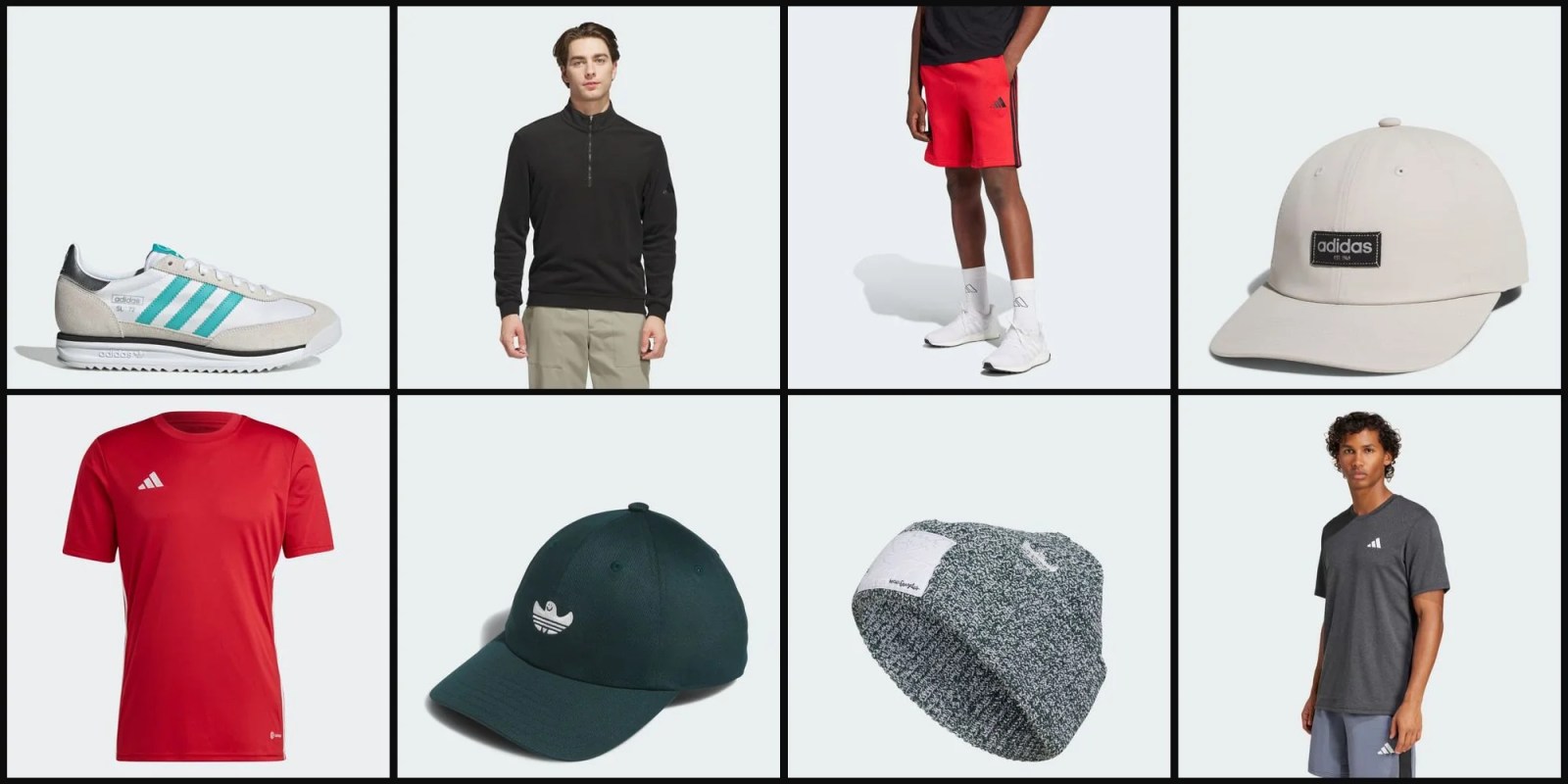 A collage of a man and a hat