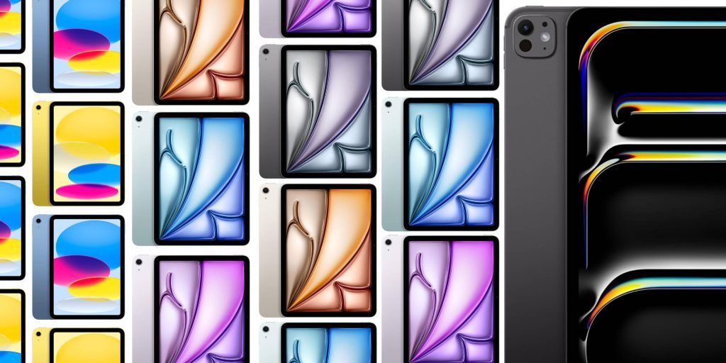 A group of cell phones