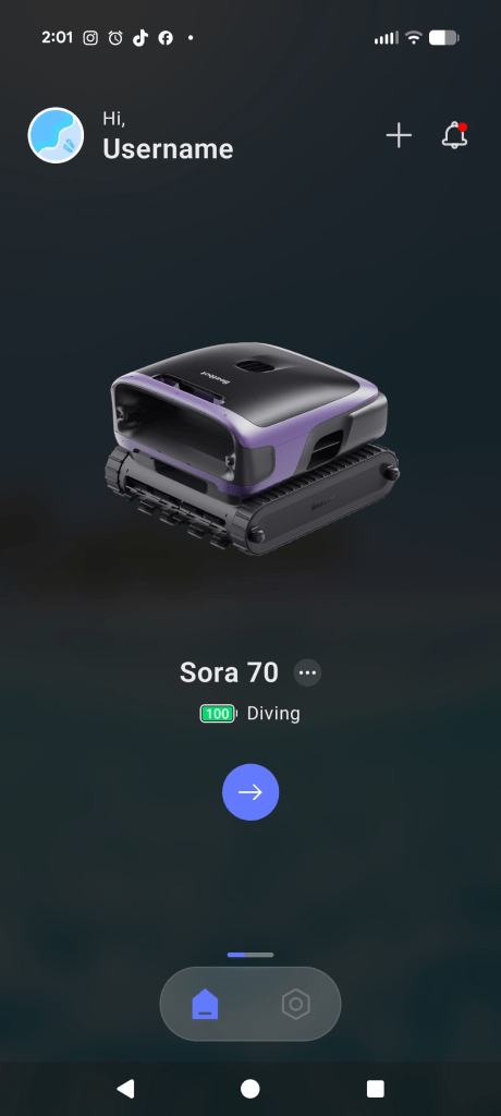 A screenshot of a device