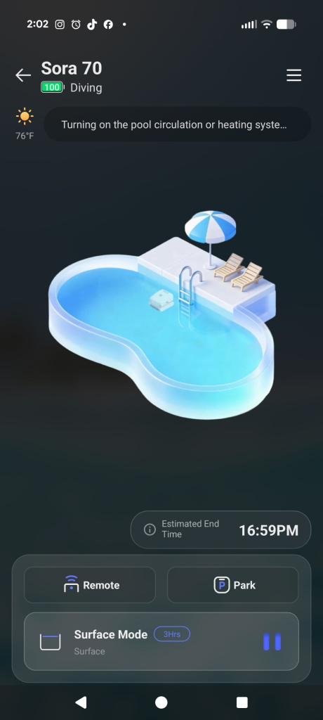 A screenshot of a pool