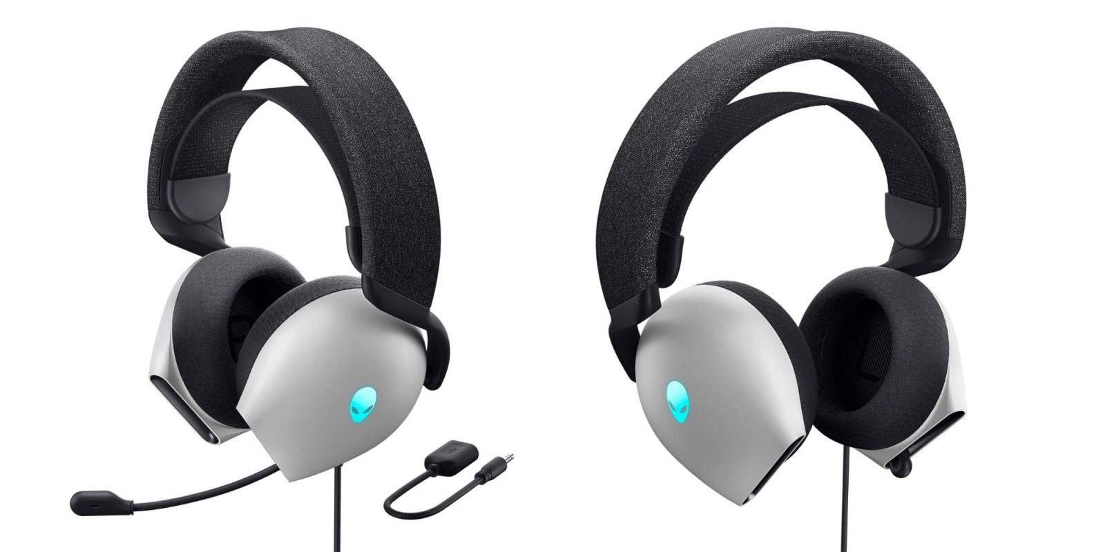 A pair of headphones with a wire