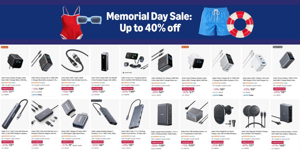 Anniversary sale ad