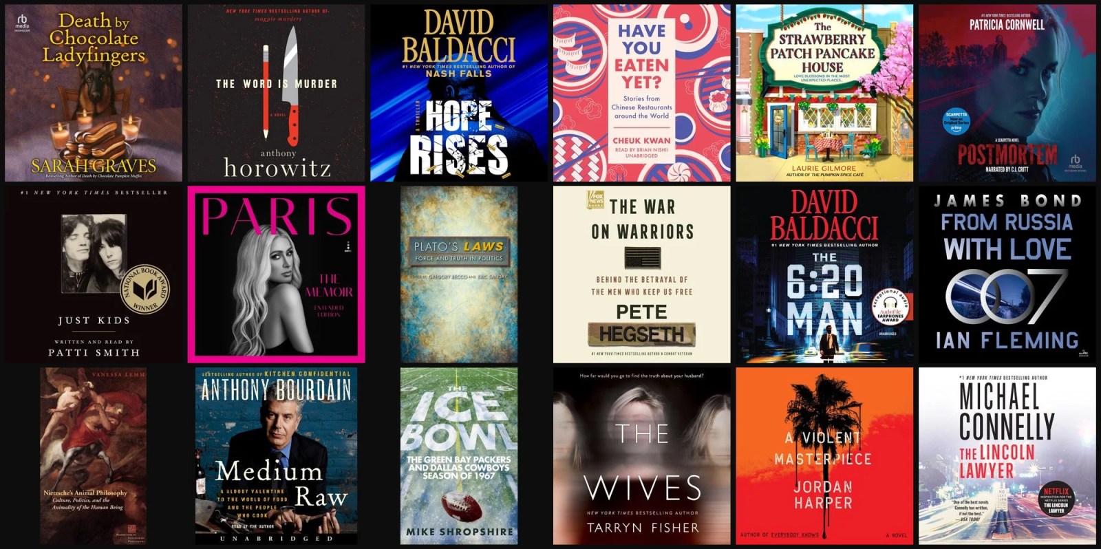 A collage of books