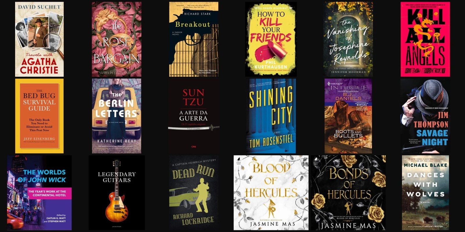 A collection of books