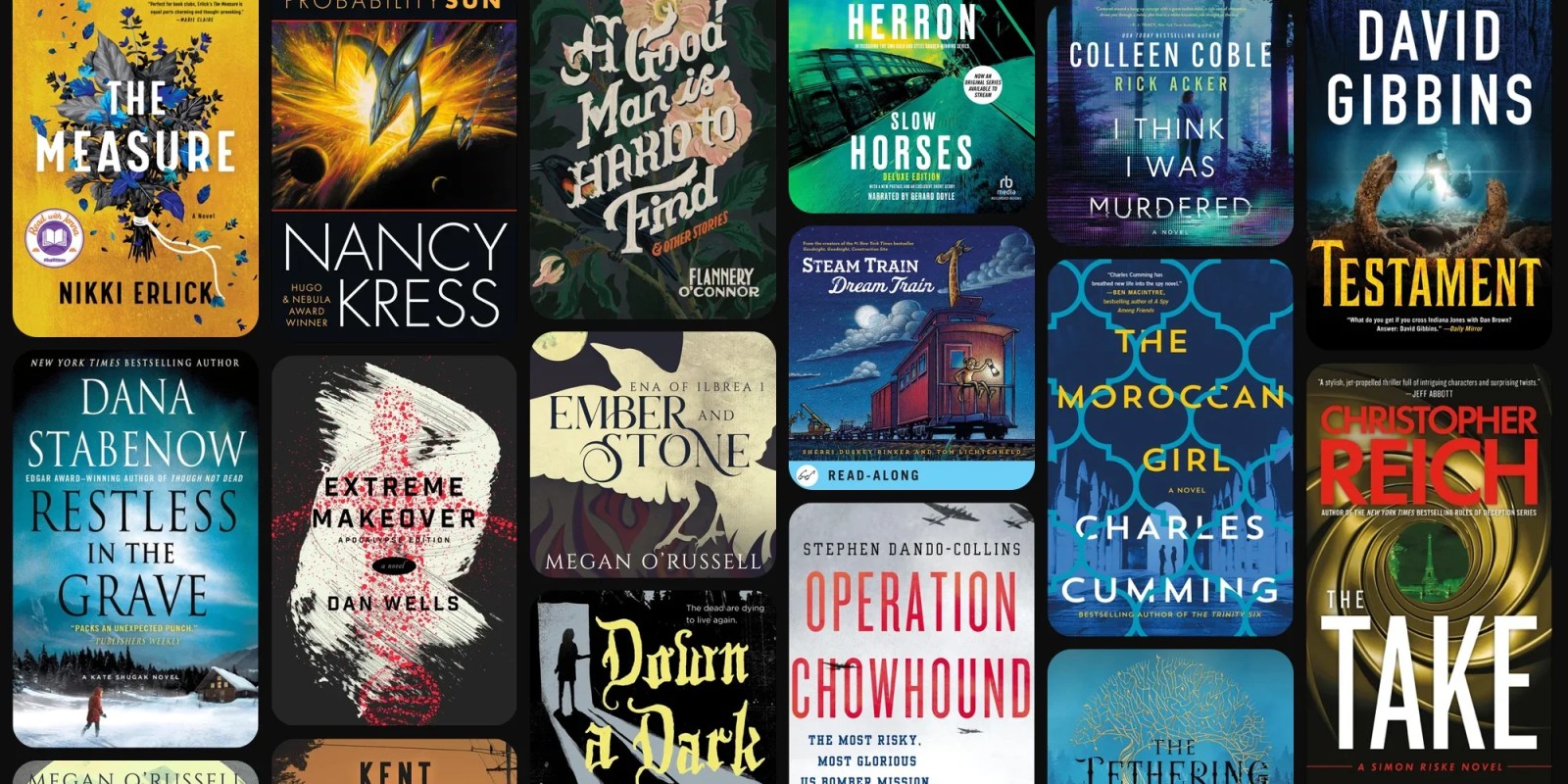 A collage of books