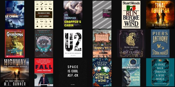 A collage of books