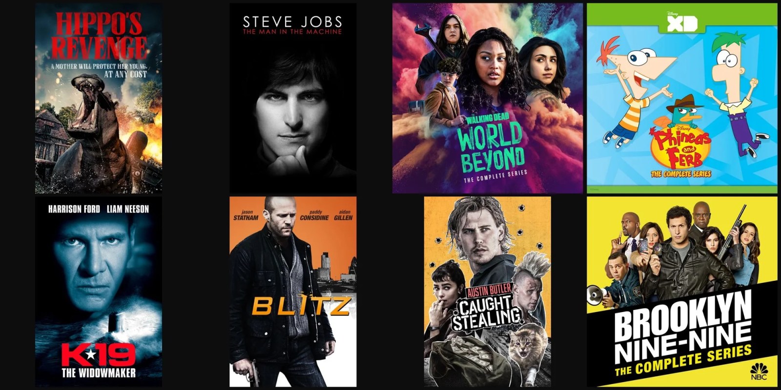 A collage of movies