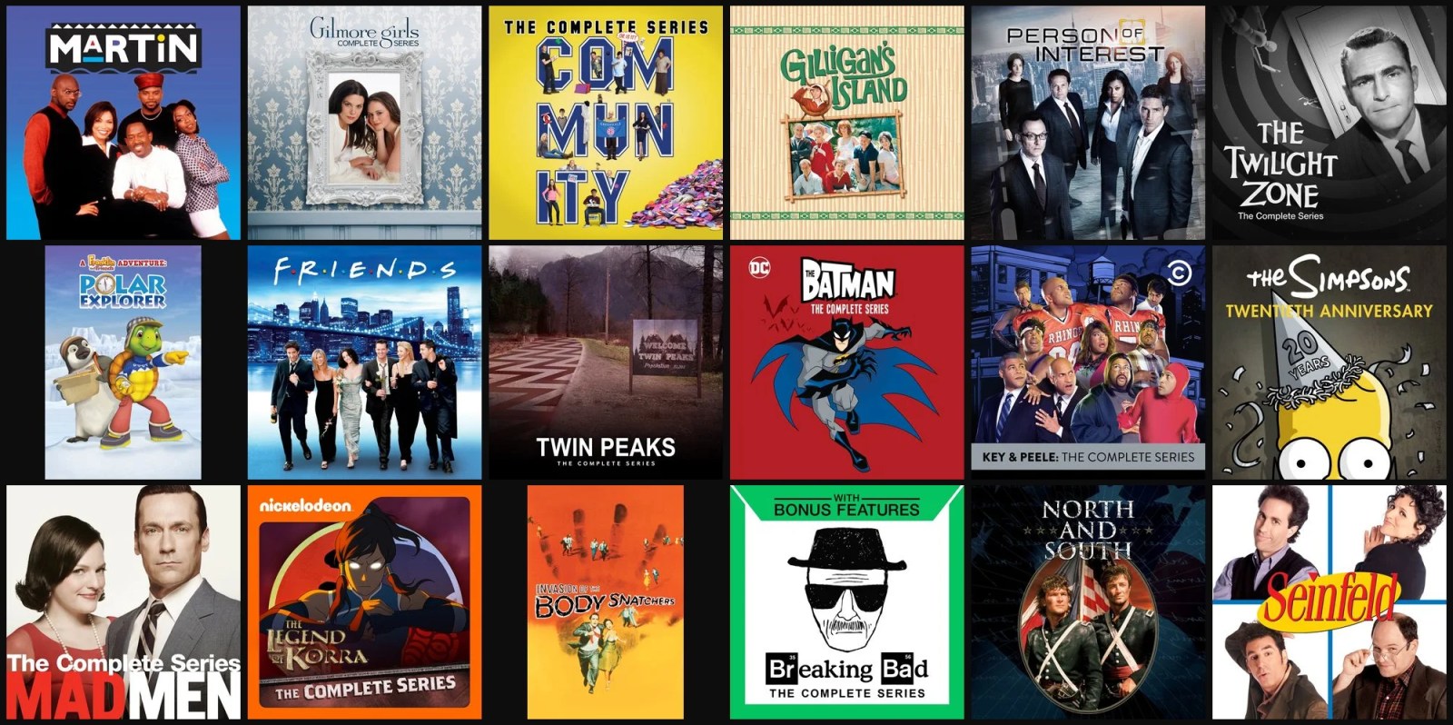 A collage of movies