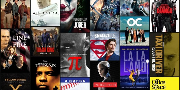 A collage of movies