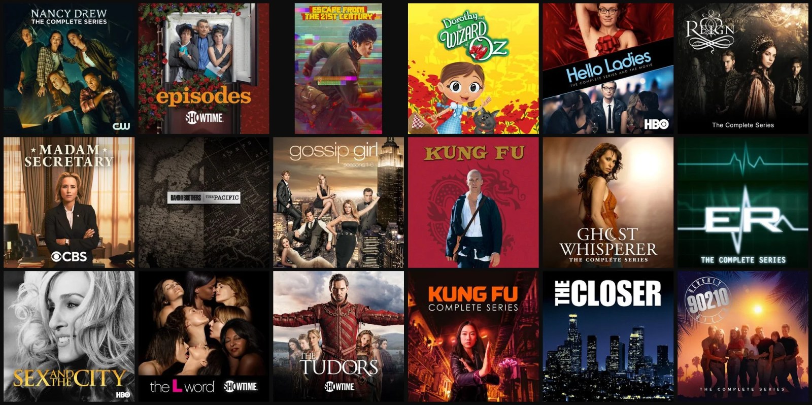 A collage of movies