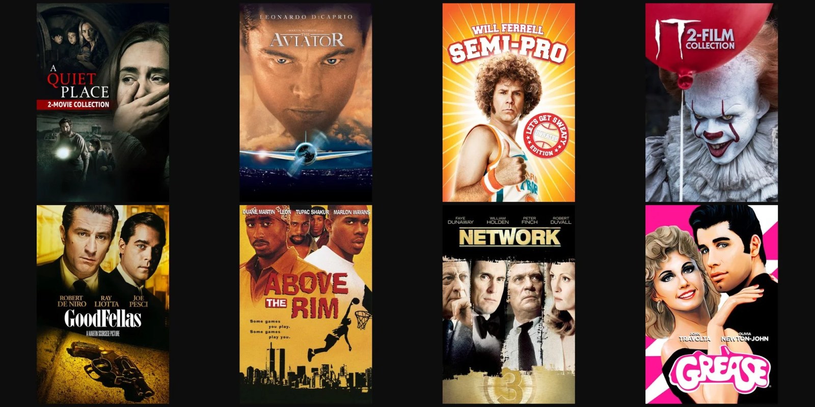 A collage of movies