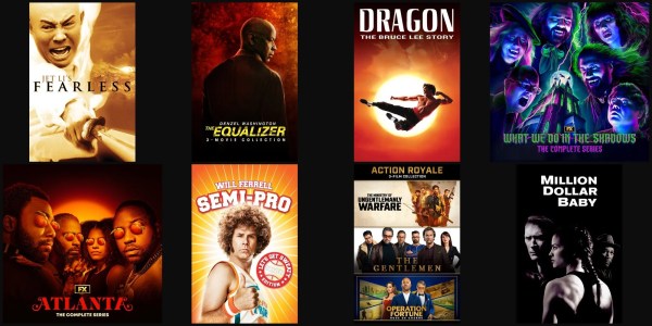 A collage of movies