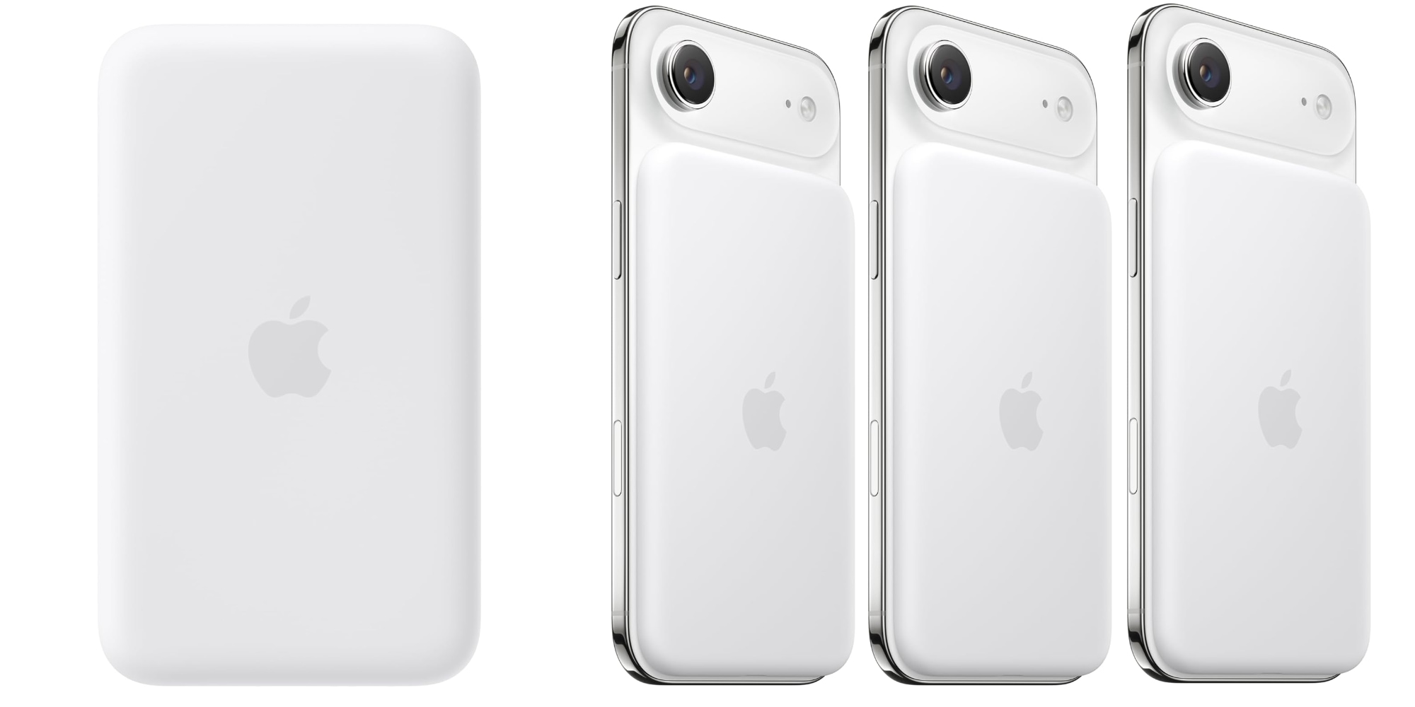 A group of white cell phones