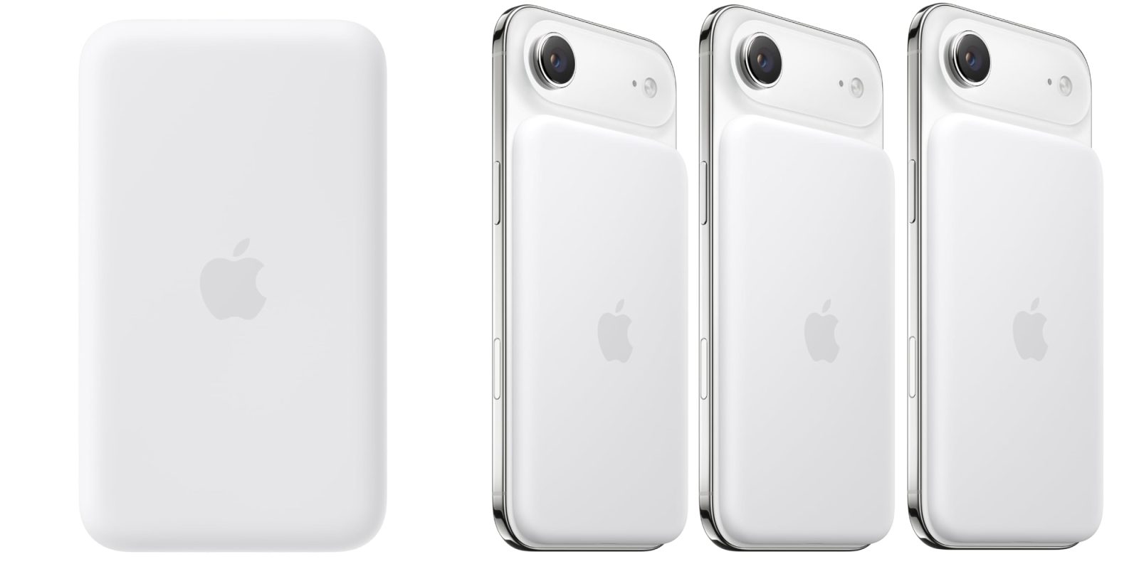 A group of white cell phones