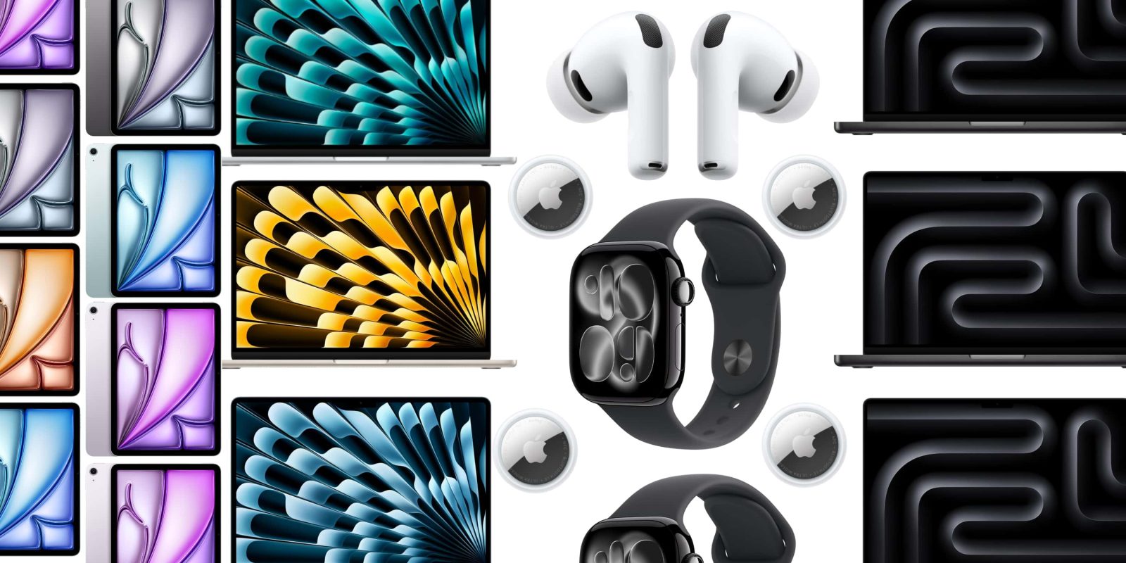 A collage of electronics