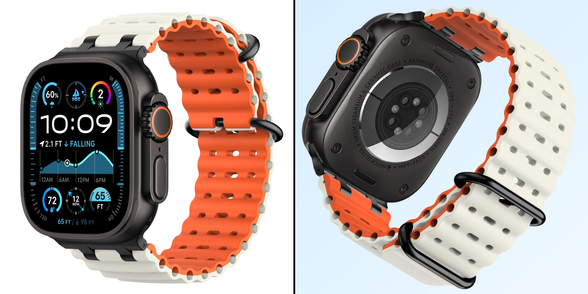 Keep your Apple Watch looking fresh with this bicolor ocean band