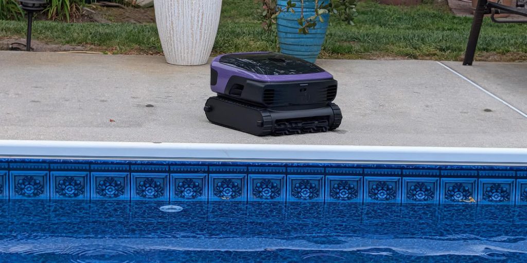 A robot on the ground