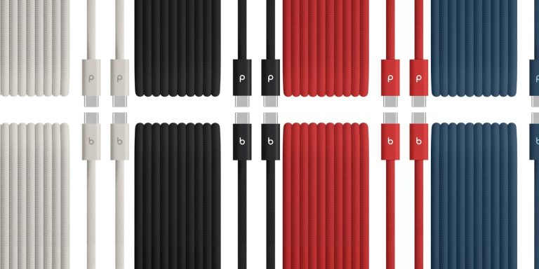 A group of cables with a type c plugged in
