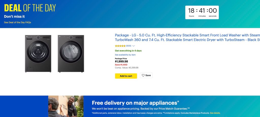 A screenshot of a product