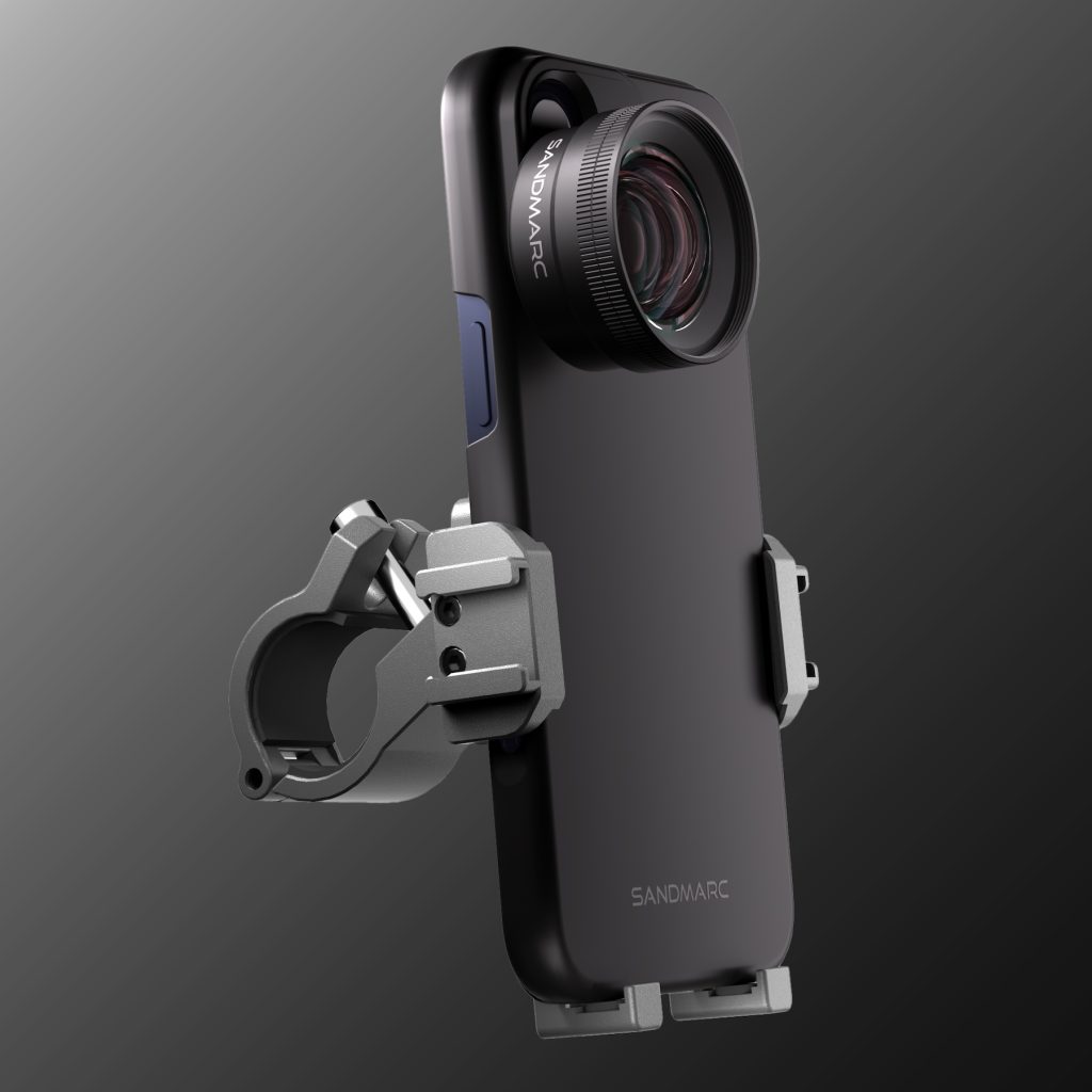 A phone with a camera attached to it