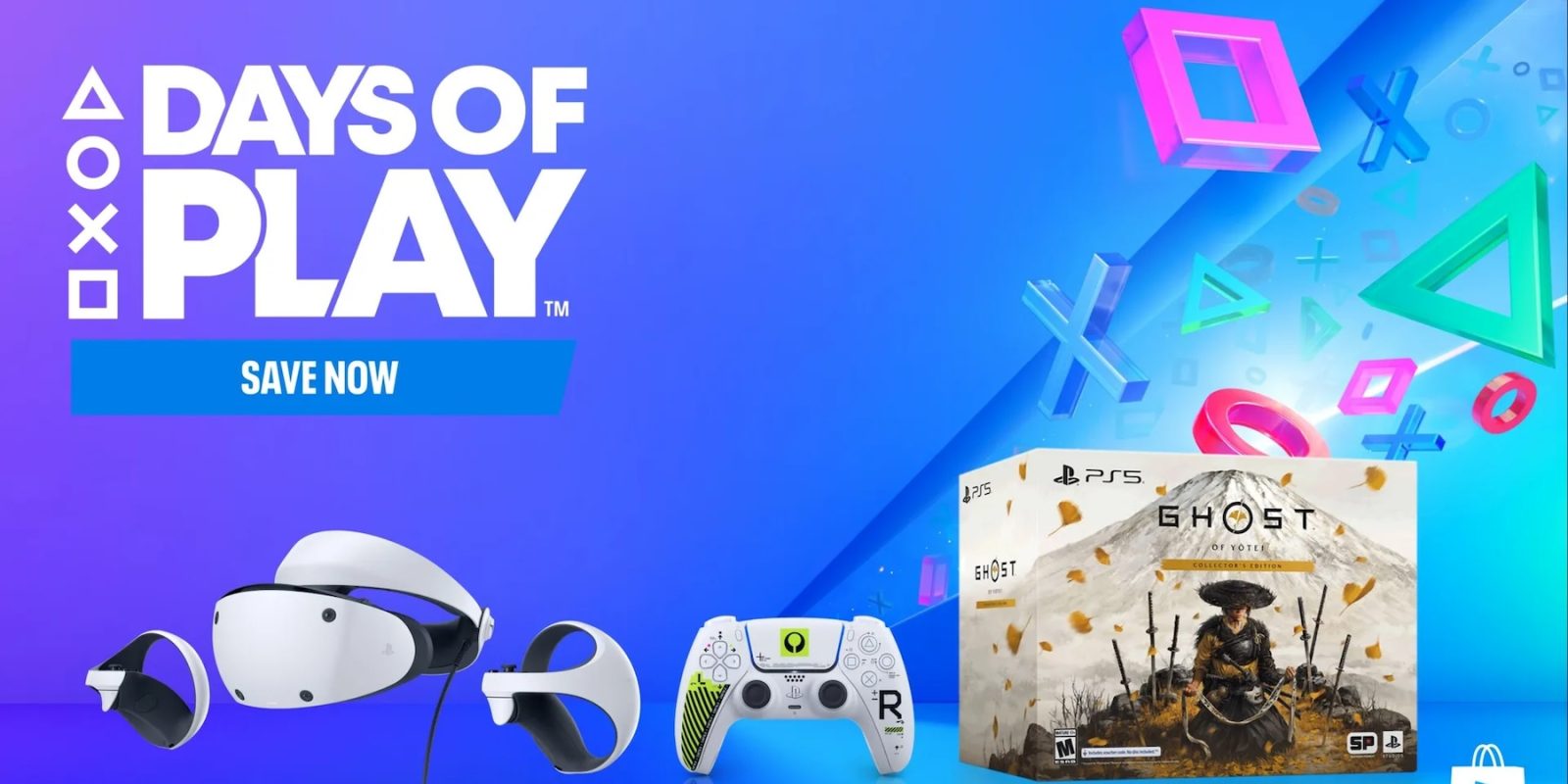 A video game console and headphones
