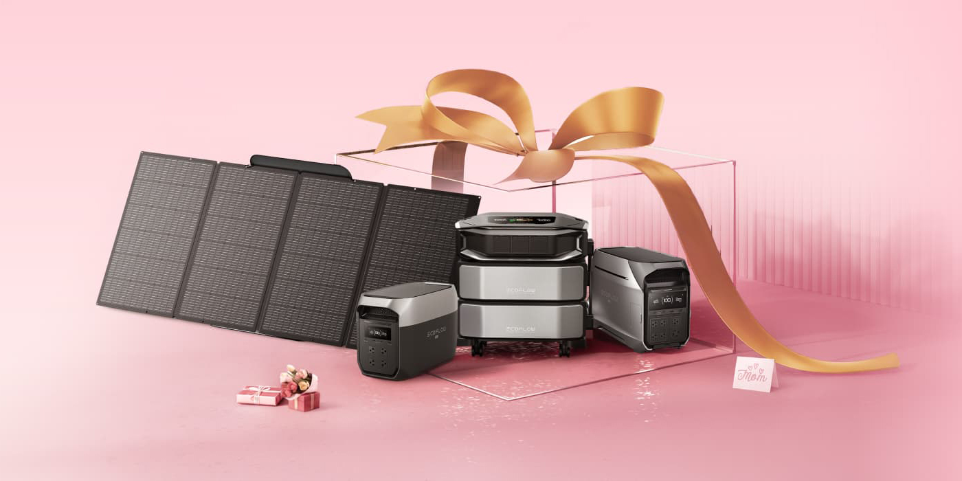 A group of electronic devices in a gift box