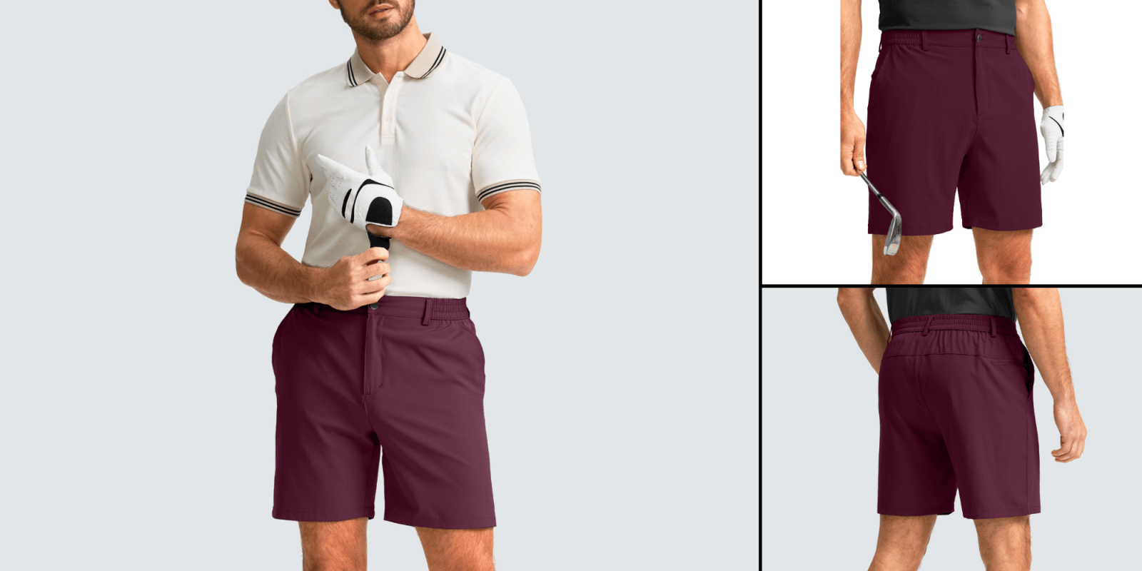 A man holding a golf club